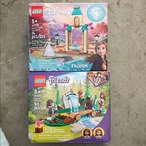 Lego Disney Frozen & Lego Friends Purple Green Pink Boxed Sets